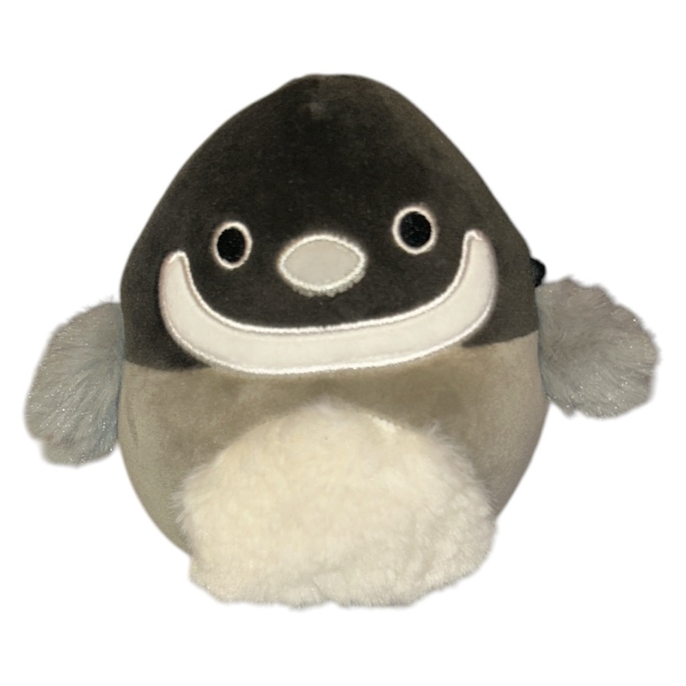 Squishmallows Gertrude the Canadian Goose Gray & White w Fuzzy Belly